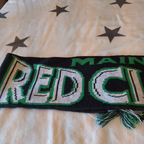 Maine Red Claws Boston Celtics NBA G League Winter Scarf With Fringe - Picture 3 of 7